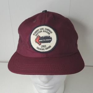 VTG Peabody Coal Company Eastern Division Trucker Hat Patch Snapback Cap 1983